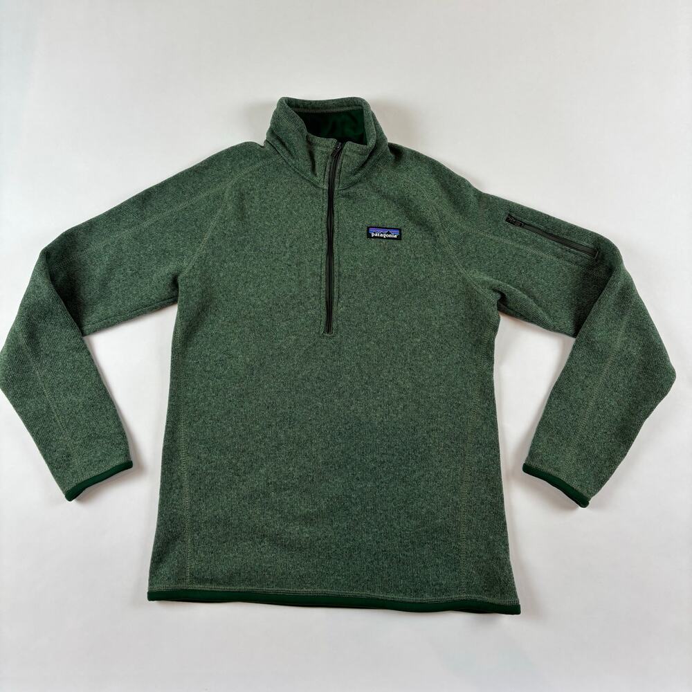 Patagonia Better Sweater 1/4 Zip Fleece M Pullover Gorp Outdoors Ellwood Green